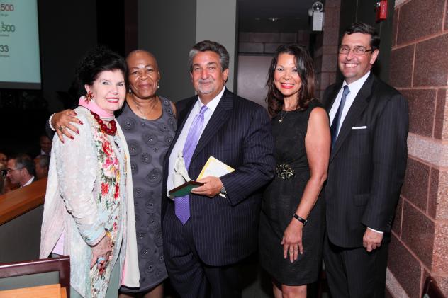 Gala Chair Judith F. Terra, Ambassador Tebelelo Seretse, Honoree Ted Leonsis, Honorary Co-Chair Linda Mercado Greene, and Monumental EVP Randall Boe (Photo: Ronald G. Baker / Solid Image Photographic Service).